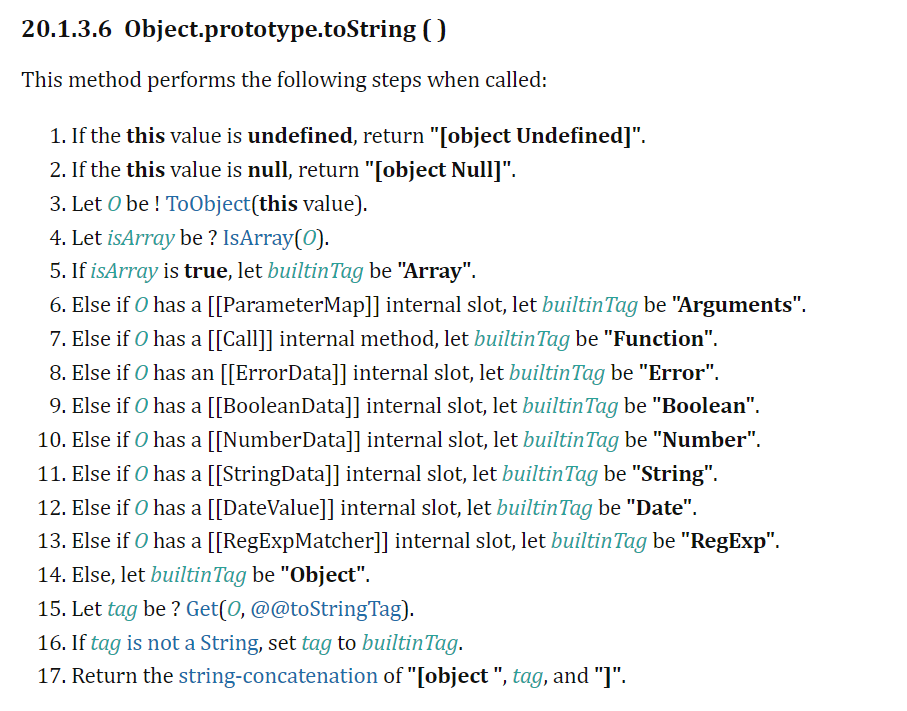 Object.prototype.toString()